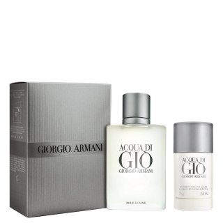 Giorgio Armani Acqua di Gio Pour Homme woda toaletowa spray 100ml + dezodorant sztyft 75ml (P1)