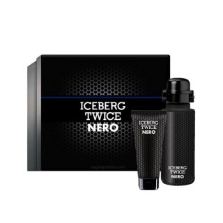 Iceberg Twice Nero zestaw woda toaletowa spray 125ml + żel pod prysznic 100ml (P1)