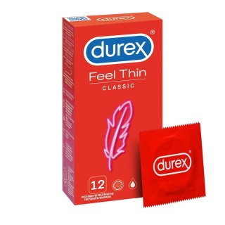 Durex Feel Thin Classic cienkie prezerwatywy lateksowe 12 szt (P1)