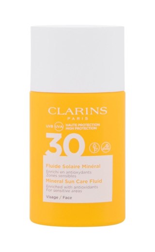 Clarins Mineral Sun Care SPF30 Preparat do opalania twarzy 30ml (W) (P2)