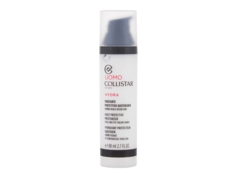 Collistar Uomo Hydra Daily Protective Moisturizer Face and Eye Cream Krem do twarzy na dzień Wszystkie rodzaje cery 80 ml (M) (P