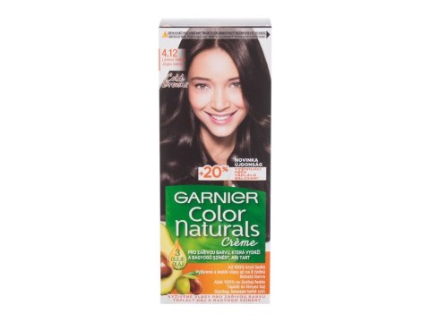 Garnier 4,12 Icy Brown Color Naturals Créme Farba do włosów Włosy farbowane 40 ml (W) (P2)