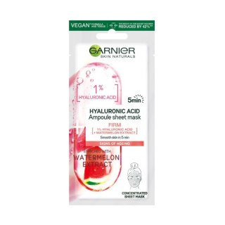 Garnier Hyaluronic Acid Ampoule Skin Naturals Maseczka do twarzy 1 szt (W) (P2)