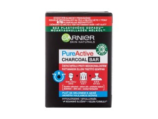 Garnier Pure Active Charcoal Bar Mydło do twarzy Tłusta cera 100 g (U) (P2)