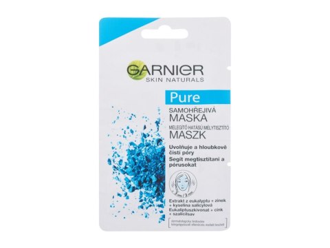 Garnier Skin Naturals Pure Self-Heating Mask Maseczka do twarzy Problemowa i trądzikowa cera 12 ml (W) (P2)