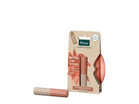 Kneipp Natural Dark Nude Natural Care Color Balsam do ust Bez ochrony SPF 3,5 g (W) (P2)