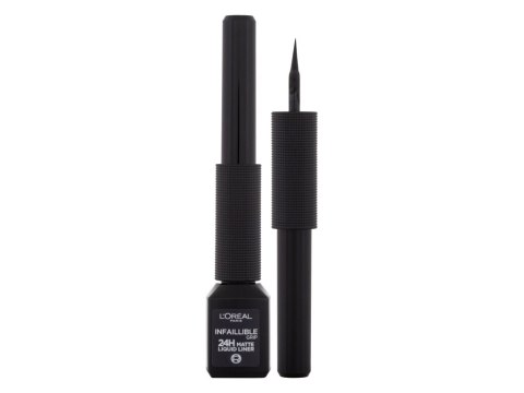 L'Oréal Paris 01 Black Infaillible Grip 24H Matte Liquid Liner Eyeliner Płynny 3 ml (W) (P2)