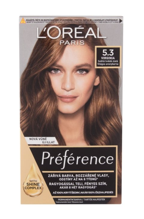 L´Oréal Paris 5,3 Virginia Préférence Farba do włosów 60ml (W) (P2)