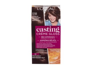 L'Oréal Paris 518 Hazelnut Mochaccino Casting Creme Gloss Farba do włosów Włosy farbowane 48 ml (W) (P2)