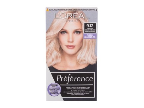 L'Oréal Paris 9.12 Siberia Préférence Cool Blondes Farba do włosów Włosy farbowane 60 ml (W) (P2)