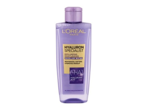 L'Oréal Paris Hyaluron Specialist Replumping Moisturizing Płyn micelarny Wszystkie rodzaje cery 200 ml (W) (P2)