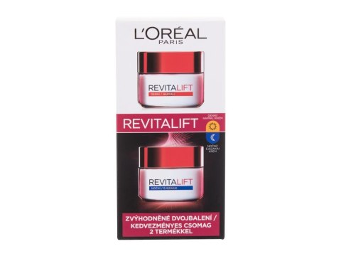 L'Oréal Paris Krem na dzień Revitalift 50 ml + Krem na noc Revitalift 50 ml Revitalift Duo Set Krem do twarzy na dzień Cera dojr