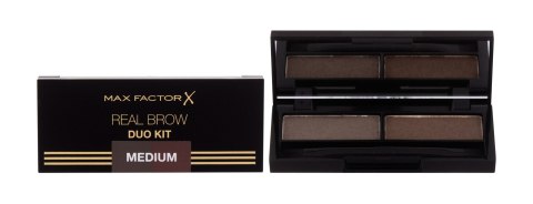 Max Factor 002 Medium Duo Real Brow Zestawy i palety do brwi 3,3g (W) (P2)