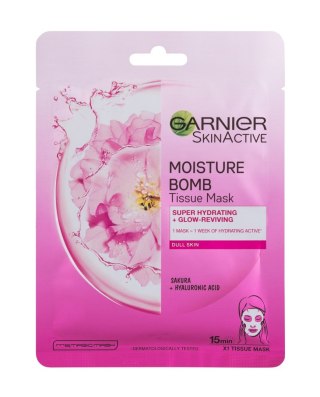 Maseczka do twarzy Garnier Moisture Bomb Sakura SkinActive 1 szt (W) (P2)