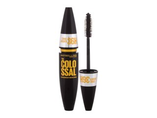 Maybelline 01 Black The Colossal Longwear Tusz do rzęs Dodający objętości 10 ml (W) (P2)