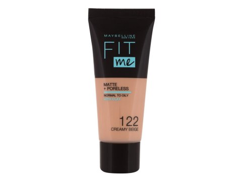 Maybelline 122 Creamy Beige Fit Me! Matte + Poreless Podkład płynna 30 ml (W) (P2)