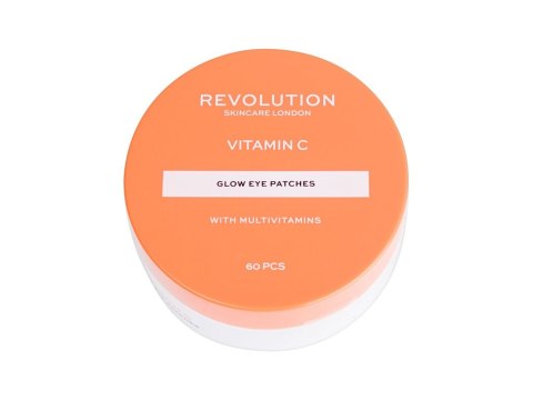 Revolution Skincare Vitamin C Glow Eye Patches Maseczka na okolice oczu Cienie i opuchnięcia pod oczami 60 szt (W) (P2)