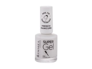 Rimmel London 090 Porcelain Super Gel STEP1 Lakier do paznokci Błyszczący 12 ml (W) (P2)