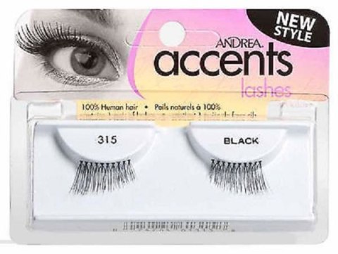 Ardell Rzęsy i akcesoria Accent 315 1 para sztucznych rzęs Black (P1)