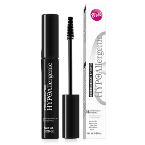 Bell HypoAllergenic Waterproof Mascara hypoalergiczny tusz do rzęs 01 Black 8g (P1)