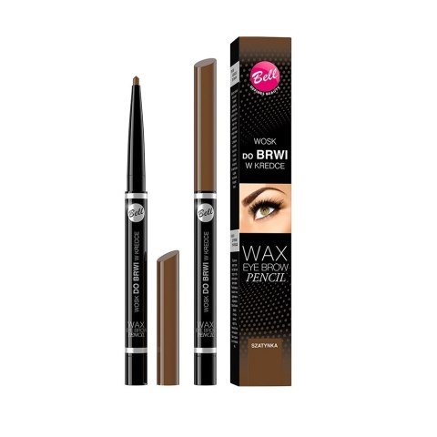 Bell Wax Eyebrow Pencil wosk do brwi w kredce 02 Szatynka 12ml (P1)