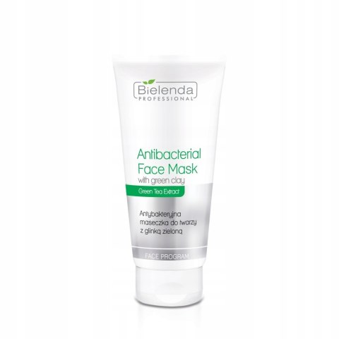 Bielenda Professional Antibacterial Face Mask antybakteryjna maseczka do twarzy z glinką zieloną 150g (P1)