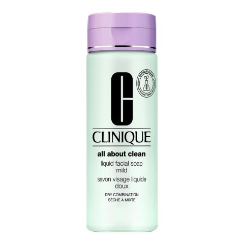 Clinique All About Clean Liquid Facial Soap Mild mydło w płynie do twarzy dla skóry mieszanej 200ml (P1)