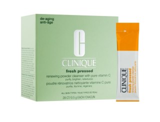 Clinique Fresh Pressed Renewing Powder Cleanser With Pure Vitamin C rozpuszczalny proszek do oczyszczania twarzy saszetka 28x0.5