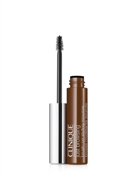 Clinique Just Browsing Brush-On Styling Mousse koloryzowany żel do makijażu brwi 03 Deep Brown 2ml (P1)