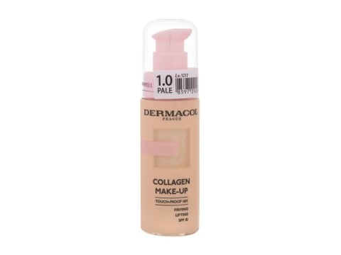 Dermacol Pale 1.0 Collagen Make-up SPF10 Podkład Niska ochrona SPF 6-10 20 ml (W) (P2)