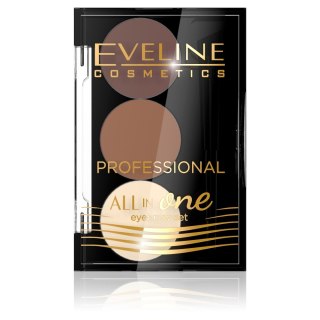 Eveline Cosmetics All In One Eyebrow Set zestaw cieni do brwi 02 1.7g (P1)