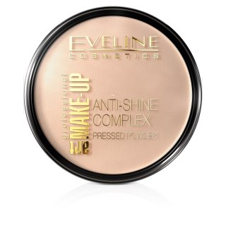 Eveline Cosmetics Art Make-Up Anti-Shine Complex Pressed Powder matujący puder mineralny z jedwabiem 31 Transparent 14g (P1)