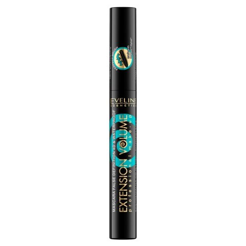 Eveline Cosmetics Extension Volume False Definition Waterproof Mascara wodoodporny tusz do rzęs 10ml (P1)