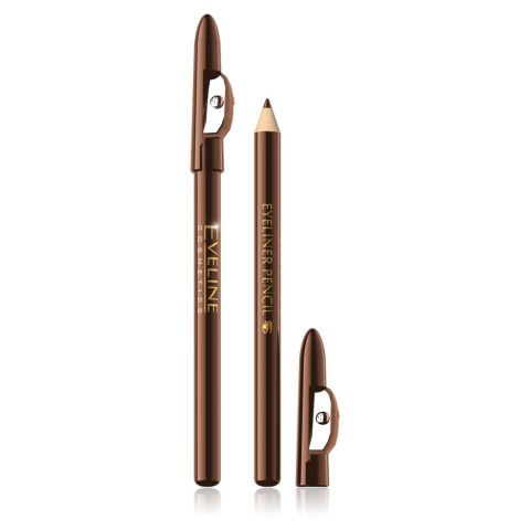 Eveline Cosmetics Eyeliner Pencil kredka do oczu krótka Brown (P1)