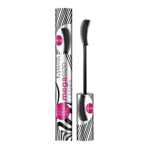 Eveline Cosmetics Mega Size Lashes Mascara pogrubiająco-wydłużający tusz do rzęs 10ml (P1)