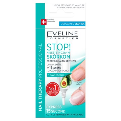 Eveline Cosmetics Nail Therapy Professional profesjonalny krem - żel do skórek 12ml (P1)