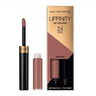 Max Factor Lipfinity Lip Colour dwufazowa pomadka w płynie o długotrwałym efekcie 160 Iced (P1)