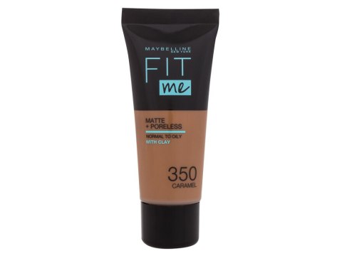 Maybelline 350 Caramel Fit Me! Matte + Poreless Podkład płynna 30 ml (W) (P2)