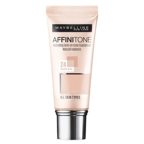 Maybelline Affinitone Foundation nawilżający podkład 24 Golden Beige 30ml (P1)