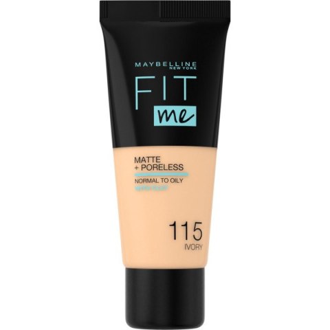 Maybelline Fit Me Matte Poreless Foundation matujący podkład do twarzy 115 Ivory 30ml (P1)