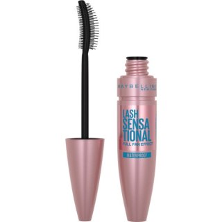 Maybelline Lash Sensational Full Fan Effect Waterproof Mascara wodoodporny tusz do rzęs Black 9.5ml (P1)