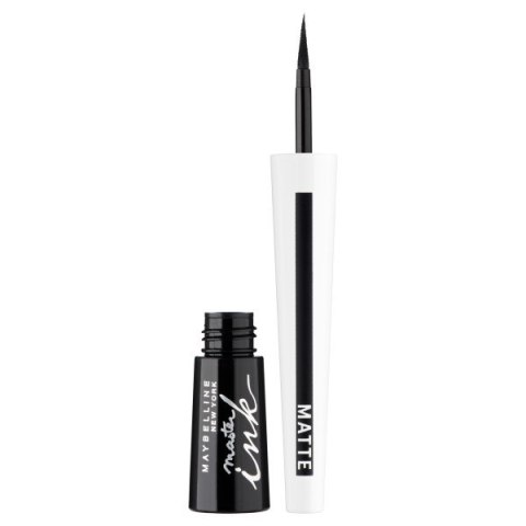 Maybelline Master Ink Matte eyeliner w pędzelku 10 Charcoal Black (P1)