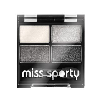 Miss Sporty Studio Colour Quattro Eye Shadow poczwórne cienie do powiek 404 Real Smoky/Smoky Black 5g (P1)