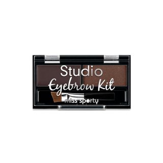 Miss Sporty Studio Eyebrow Kit paleta do makijażu brwi 001 Medium Brown 1.1g (P1)