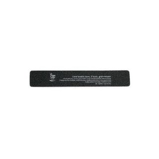 Peggy Sage 2-Way Nail File Coarse pilnik do paznokci prostokątny dwustronny 100/180 czarny 1szt (P1)