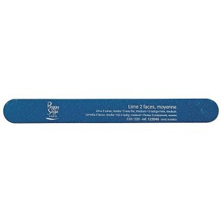 Peggy Sage 2-Way Nail File Medium pilnik do paznokci dwustronny 240/240 niebieski 1szt (P1)