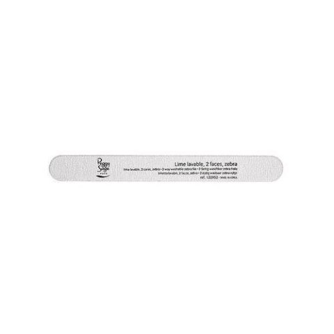 Peggy Sage 2-Way Nail File Zebra Coarse pilnik do paznokci dwustronny 100/180 zebra 1szt (P1)