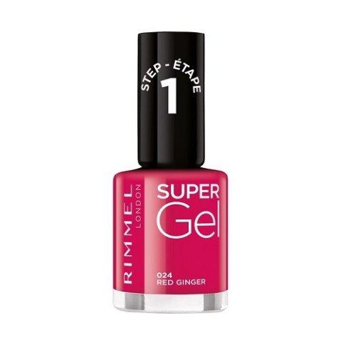 Rimmel Super Gel żelowy lakier do paznokci 024 Red Ginger 12ml (P1)