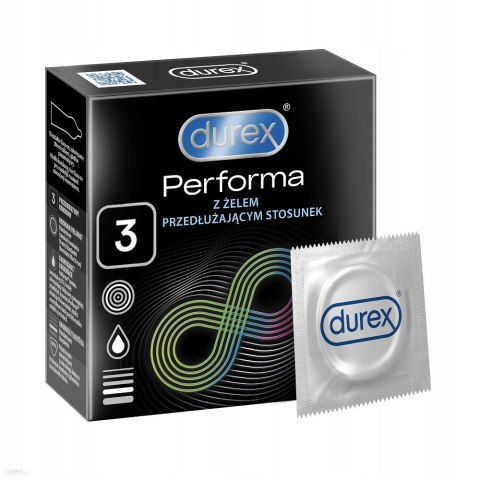 Durex Durex prezerwatywy Preforma 3 szt opóźniające wytrysk (P1)