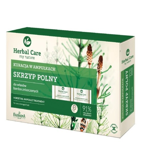 Farmona Herbal Care Skrzyp Polny kuracja w ampułkach do włosów bardzo zniszczonych 5x5ml (P1)